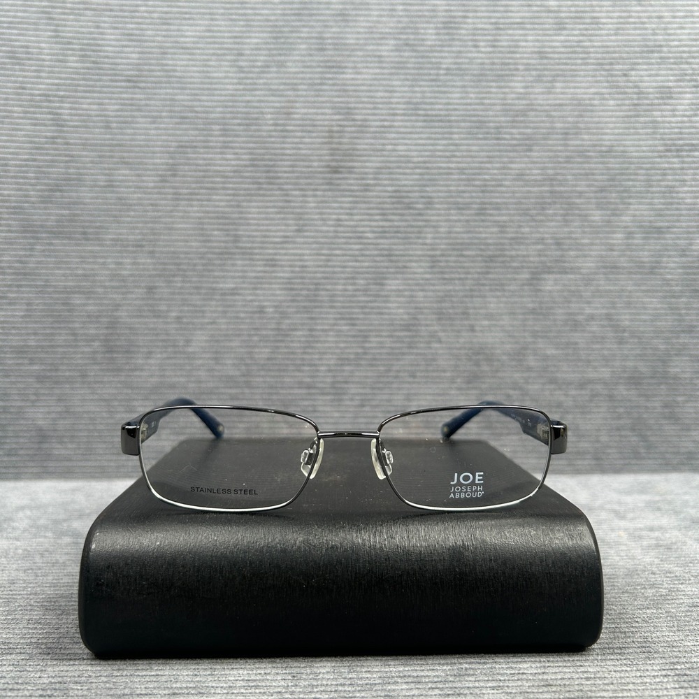Joseph Abboud JOE4022 047 Vintage Steel Blue Rectangular Eyeglasses 53-17-140
